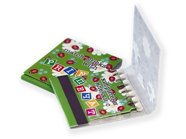Book matches with 2x7 sticks